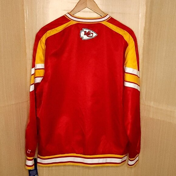 Starter New Kansas City Chiefs Red Windbreaker XL - Picture 2 of 11